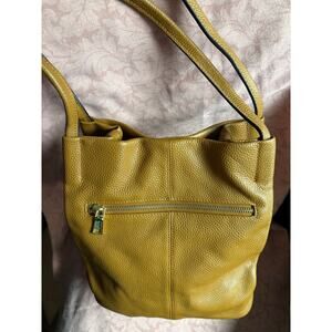 New Genuine Leather Kattee Tote - Purse- Brown Soft Pebble Leather